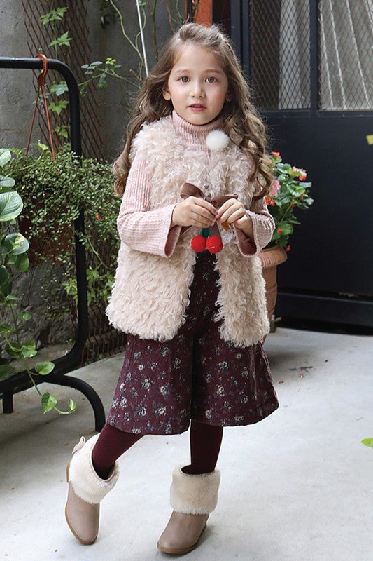 Girls Faux-Fur Vest