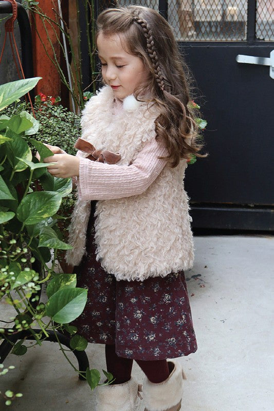 Girls Faux-Fur Vest