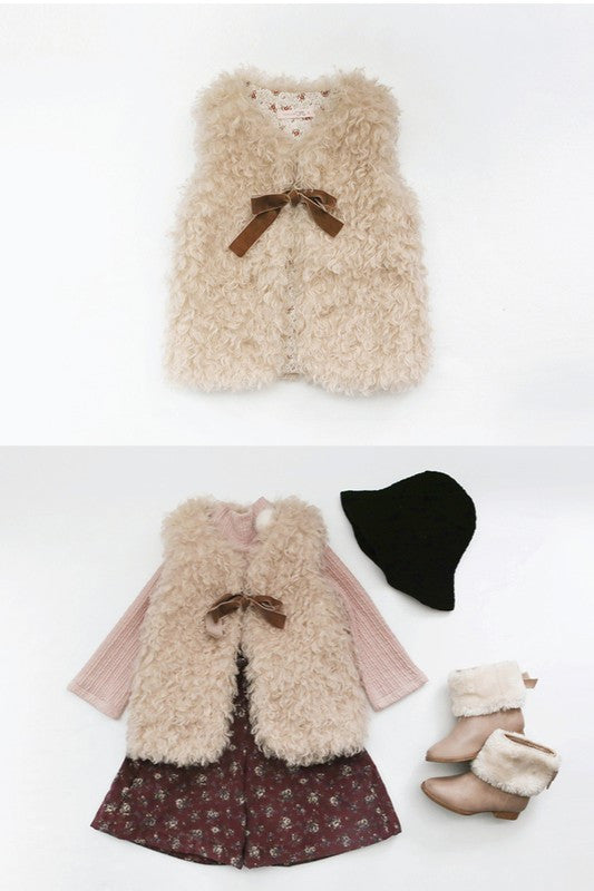 Girls Faux-Fur Vest